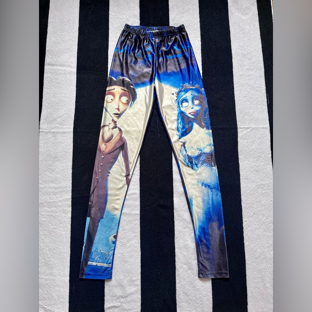 🖤💙 Corpse Bride Leggings 💙🖤